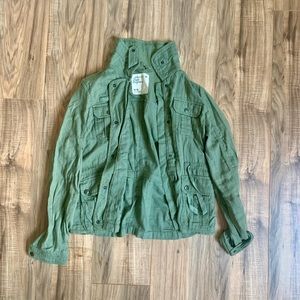 American Eagle Outfitters Military Jacket Green sz M